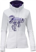 Salomon Full Kapuzenshirt mit RV Woman wei�